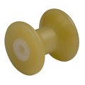 C.E. Smith Bow Roller 3 in. - 1/2 in. ID - TPR w/Bushing White Solid, UPC Label 29720